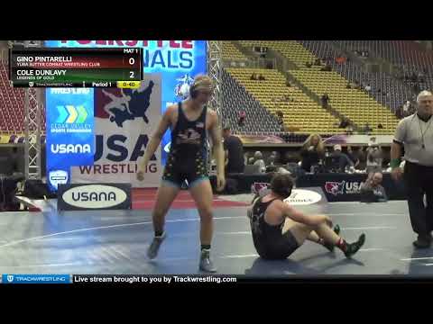 187 Lbs 1st Place Match - Cole Dunlavy, Legends Of Gold Vs Gino Pintarelli, Yuba Sutter Combat Wre