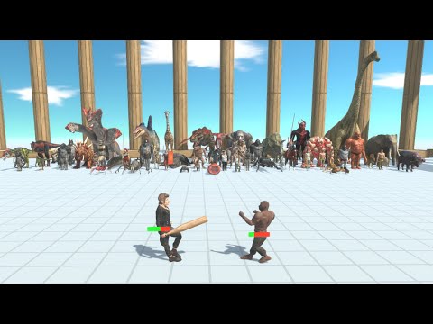 1 vs 1 All Units Competition with HP Bar - Animal Revolt Battle Simulator