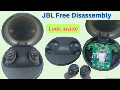 Look inside the case of  Rs.10,000/- JBL earbuds | JBL Free | how to teardown TWS | how to open