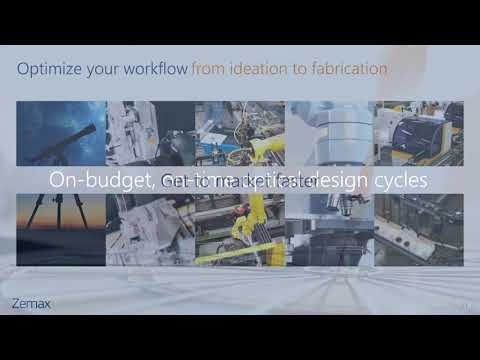 ZEMAX - Zemax solutions for the next generations of optical design PHOTONICS+2021