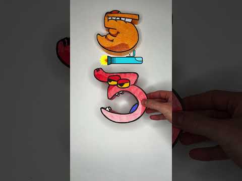 NUMBER LORE 1 - 5 Plus Minus #shorts #alphabetlore