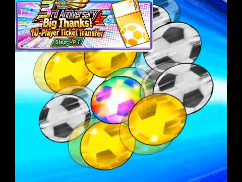 CAPTAIN TSUBASA DREAM TEAM & 3rd Anniversary Step Up Transfer 3 Reroll Hesap-İlk 4 Ticket-3 SSR 1 DC