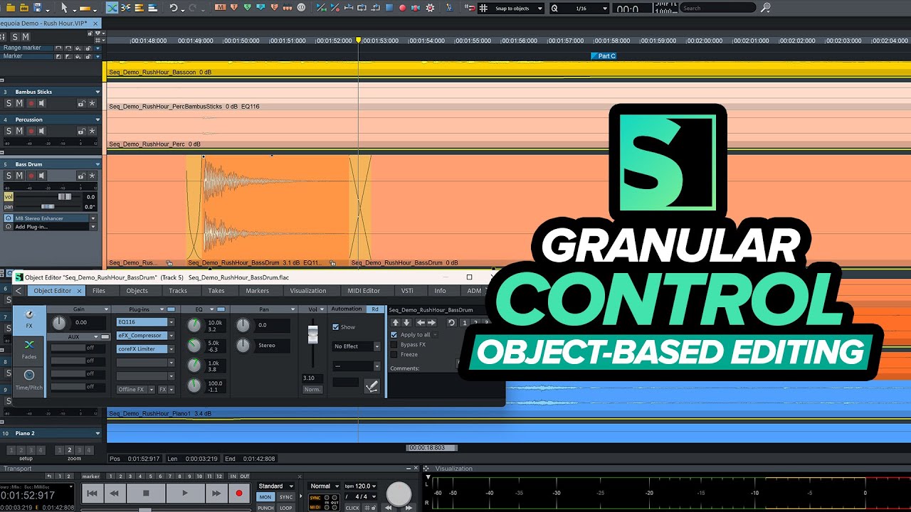 Sequoia: Get Complete Control with Object-Based Audio Editing