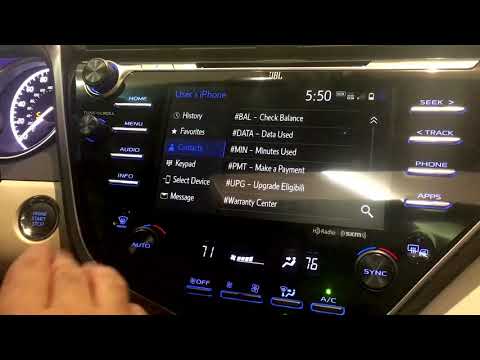 How to pair your Iphone X to your 2018 Toyota Camry with Germain Toyota of Naples