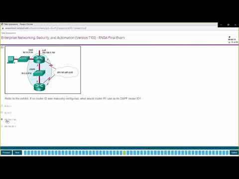 CCNA 3 v7 – Enterprise Networking, Security, and Automation v7 0 ENSA Final Exam Answers