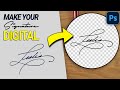 Make Your Signature Digital with Photoshop | Photoshop Tutorial