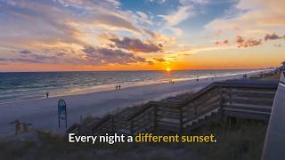 Stunning Destin Sunset over Pompano Joe's