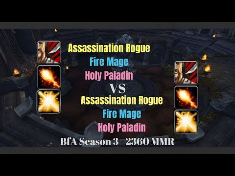 Assassination Rogue PvP 8.2.5 - One good swap on the healer