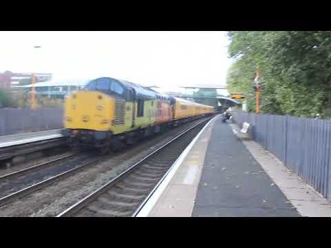 Train Spotting around Telford (197 drag and Test Train)
