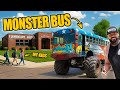 I Picked My Kids Up From School With The Biggest Bus In The WORLD