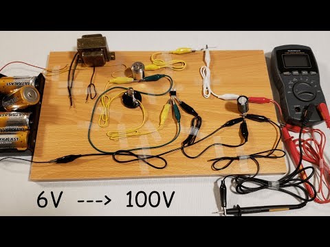 6V DC to 100V DC Voltage Boost Converter Circuit - Electronics