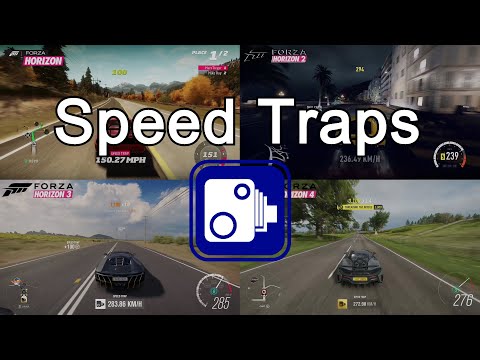 Speed Trap Comparison FH1 vs FH2 vs FH3 vs FH4