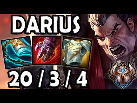 Darius TOP vs Fiora - EUW Challenger ✔️
