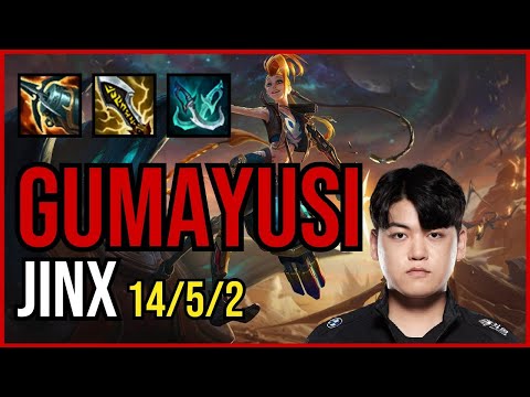 GUMAYUSI - JINX vs VIPER - CAITLYN ADC - KR Challenger - Patch 11.6 PENTAKILL