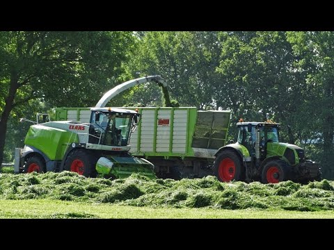 Grass Silage | Gras hakselen met Claas Jaguar 960 | Pleizier & Timmer | 2014