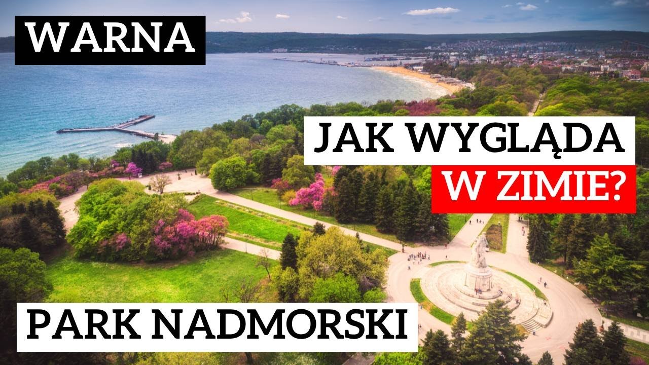 Park Nadmorski w Warnie w zimie. Czy wygląda równi...