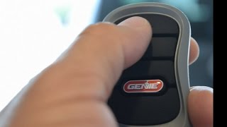 Genie 3 Button Remote Programming Replaces Old Style Remotes