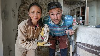 We found THIS in the wall of our old stone house!
