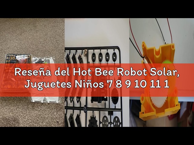Vídeo relacionado con Hot Bee Robot Solar Educativo, Juguete y Kit de Robótica para Niños 9-12 Años, Regalo y Juego Creativo para Niños y Niñas