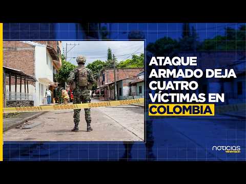 MASACRE EN COLOMBIA: Ataque armado deja cuatro personas sin vida en Cesar