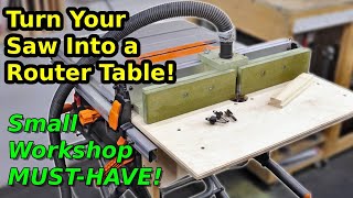 Game-Changing Router Fence Attachment for Evolution R255TBLX Table Saw!