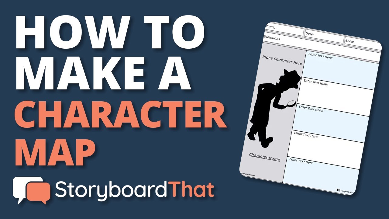 How to make a Character Map Worksheet in the Storyboard Creator