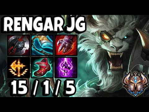RENGAR vs NOCTURNE [ Jungle ] Korea Challenger Patch 11.7 ✅