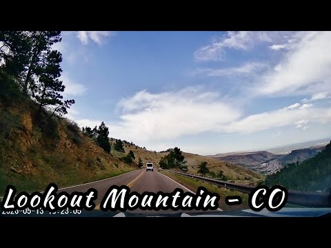 De Lookout Mountain à Denver ⛰️ Descente en dashcam depuis le Buffalo Bill Museum 