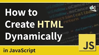 3 EASY Ways To Generate HTML with JavaScript for Beginners