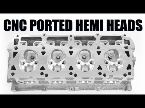 KATECH CNC PORTS HEMI 5.7L CYLINDER HEADS FOR CHALLENGER, CHARGER, 300, RAM, JEEP AND MORE!
