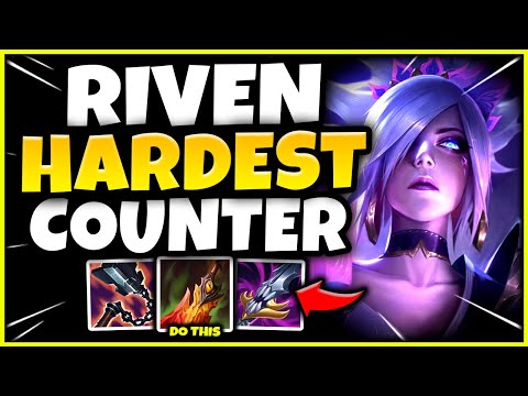 RIVEN'S 100% HARDEST COUNTER OF ALL-TIME! (BUT WHO IS IT?) - RIVEN GAMEPLAY! (Season 12 Riven Guide)