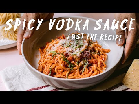 Dzung Makes a Spicy VODKA SAUCE for any Pasta