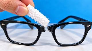 Amazing Plastic Welding Secret Has Gone Viral! Repair Broken Eyeglasses Into Like New
