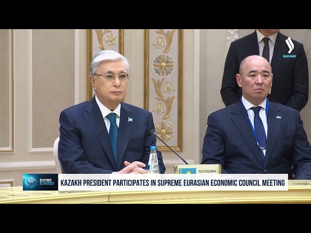Kazakh President participates in Supreme Eurasian Economic Council meeting