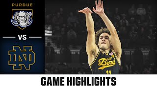 Purdue Fort Wayne vs. Notre Dame Game Highlights | 2025-26 ACC Men's Basketball