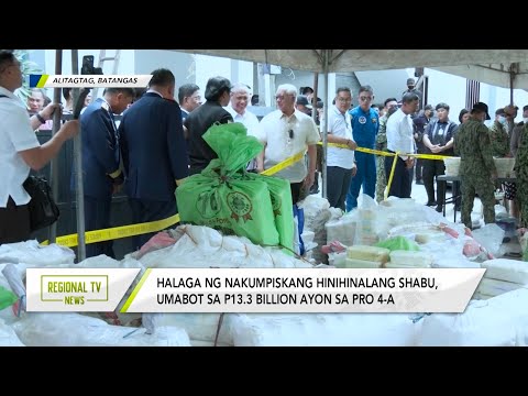 Regional TV News: P13.3 billion na halaga ng shabu, nasabat sa checkpoint