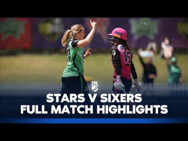 Melbourne Stars Women v Sydney Sixers Women | Full Match Highlights I 08/11/24