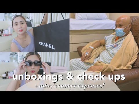 designer unboxing, checkups + tatay's cancer & expenses (august 17-19, 2022.)  | Anna Cay ♥