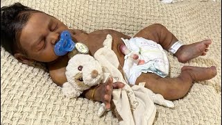 Emotional 🖤 Chat & Changing 3 Silicone Babies ~ by Claire Taylor Dolls