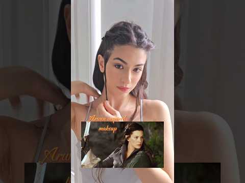 Arwen from Lord of the Rings makeup 🧝‍♀️ #LOTR #Arwen #makeup