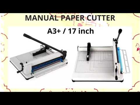 Jindal stainless steel manual paper ream cutter, for new, si...
