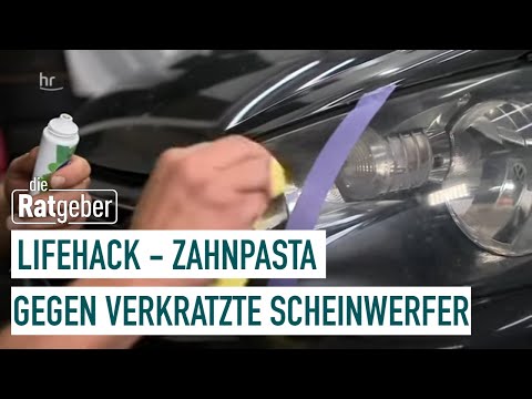 Toothpaste against scratched headlights | The Counselors