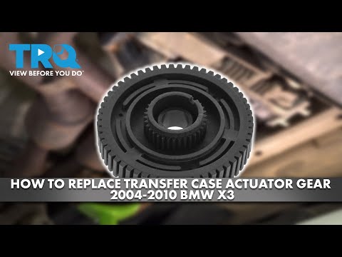 How to Replace Transfer Case Actuator Gear 2004-2010 BMW X3