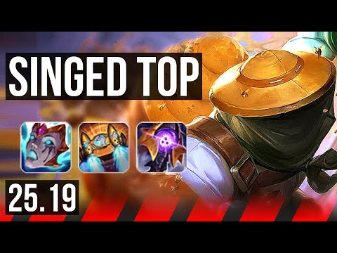 SINGED vs RENEKTON (TOP) | Dominating | KR Master | 25.19