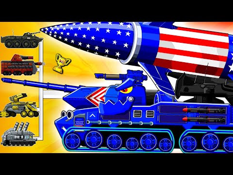 US Missile Monster vs All Tanks! Ultimate Tournament Clash