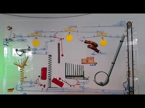 Ball Machine Sculpture: Odyssey of the Spheres (George Rhoads)