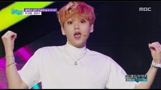 [HOT] WOO JIN YOUNG , KIM HYUN SOO  - Falling in love, 우진영, 김현수 - 설레고 난리 Show Music core 20180623