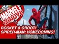 Rocket & Groot! Spider-Man: Homecoming! - Marvel Minute 2017