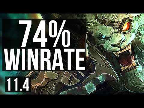 RENGAR vs VIEGO (JUNGLE) | Rank 3 Rengar, 74% winrate, 19/3/11, Legendary | BR Challenger | v11.4