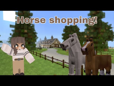 DibbleCraft - Getting a New Horse! | Try Horses With Me | Minecraft Equestrian
